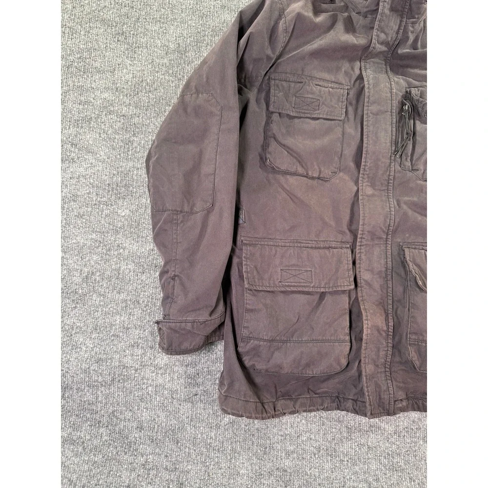 Abercrombie & Fitch Field Jacket‎ Mens XL Faded Black Tactical Military Utility